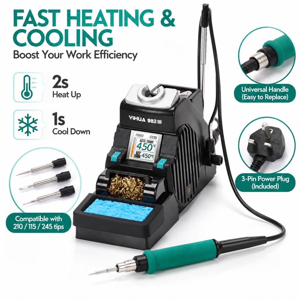 이화(YIHUA) 982-III C210 정밀 납땜 스 - C210 Precision Soldering Station 리뷰 및 가격